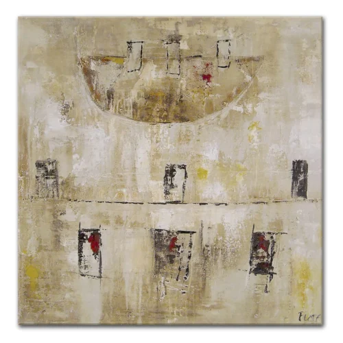 schilderij abstract vlakverdeling