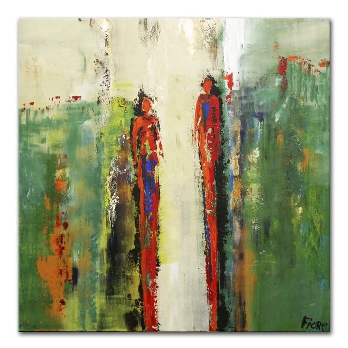 abstract-groen-origineel-schilderij abstract schilderij