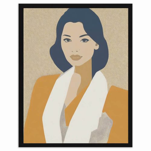 ingelijste poster grafische print