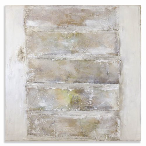 schilderij abstract in beige