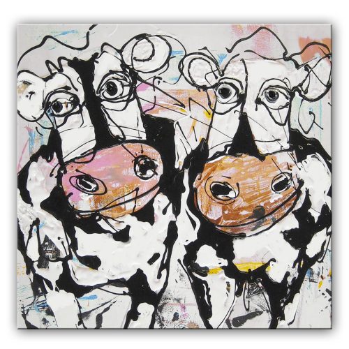 schilderij koeien
